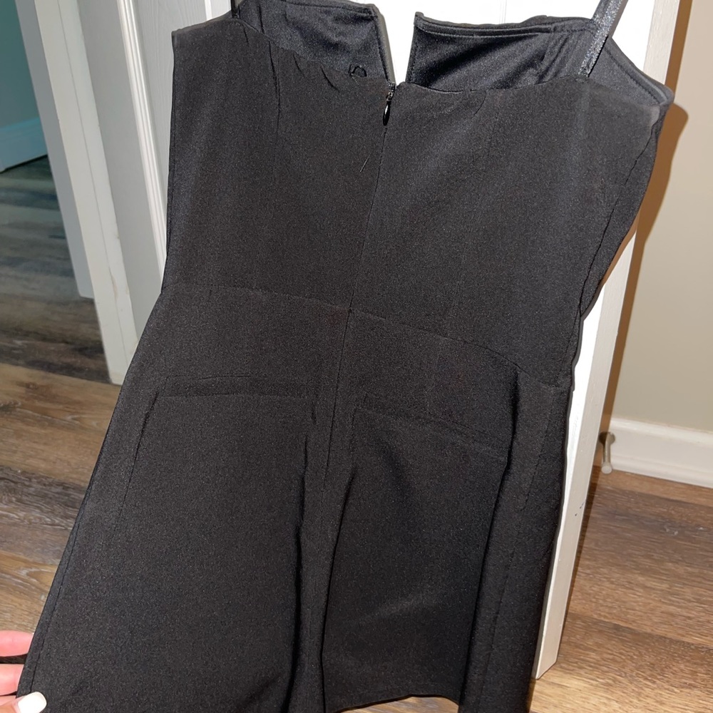 Monteau Strapless Black Romper No Pockets - Picture 3 of 5